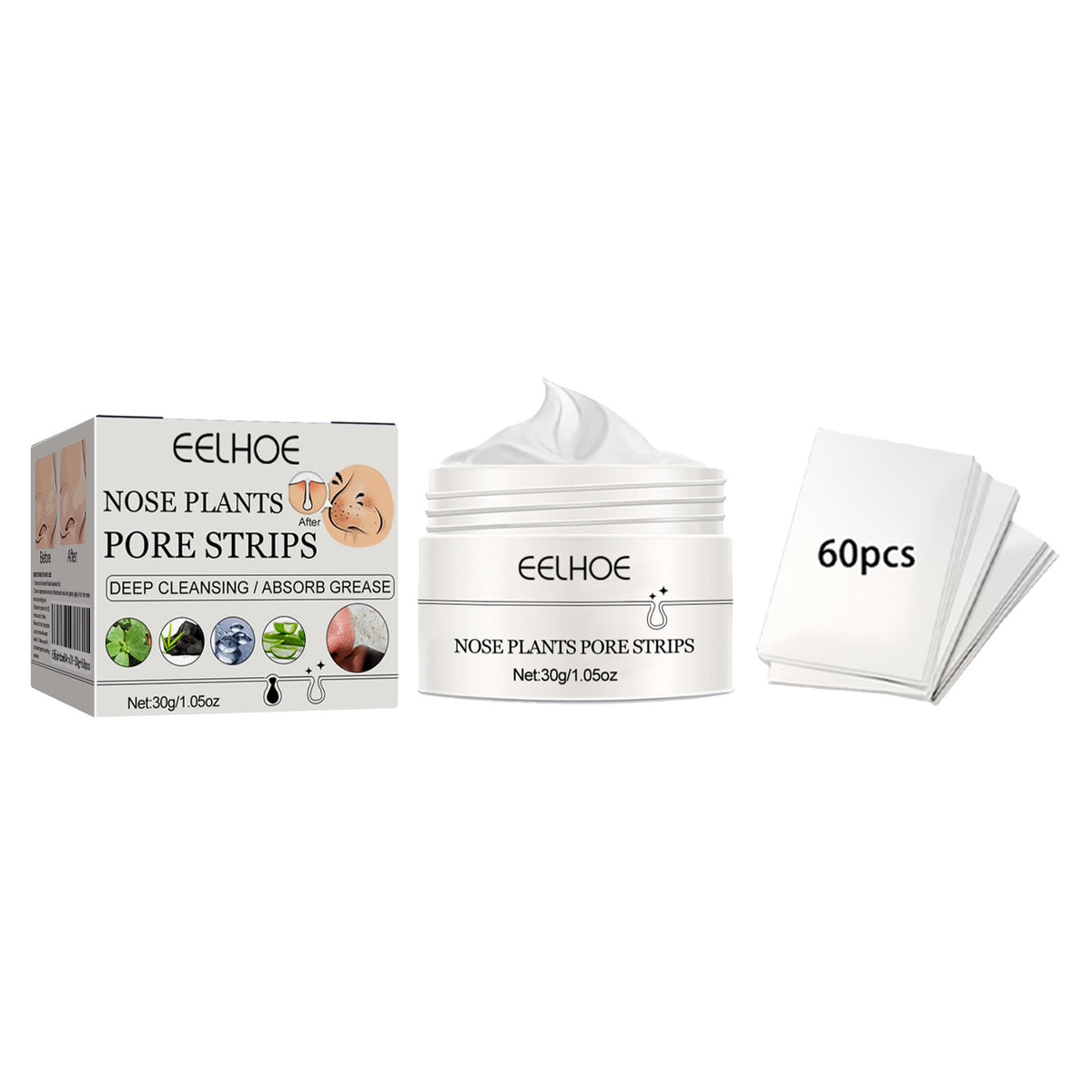 EELHOE Blackhead Removal Nose Strips